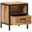 Denyse 40cm W Iron Bedside Table
