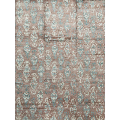 Tapis rouille de haute qualité noué à la main