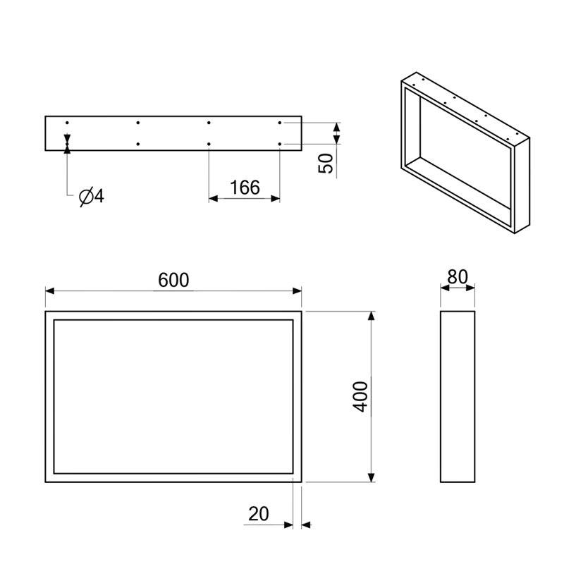 Bartlum Table Leg