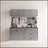 Metal Wall Mounted Base Drawer Storage Cabinet 32 In. W X 28 In. H X 20 In. D