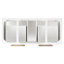 Ensemble de meuble-lavabo simple 48 po avec lavabo encastré rectangulaire Robertson-75247199-75247203-75247198