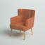 Fauteuil à oreilles Paolini-493738006