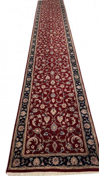 Jhalia One-of-a-Kind 18' X 2'07'' Runner Lamb's Wool Area Rug
