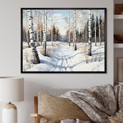 Winter Birch Wood Forest II - Tree Birch Wall Art