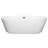 Mermaid 71'' x 33.5'' Soaking Acrylic Bathtub-50480615