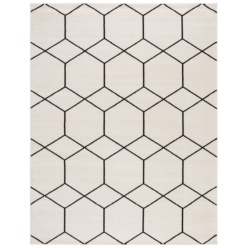 Tapis tissé à la machine Kasturi , Rectangle 8 pi x 10 pi