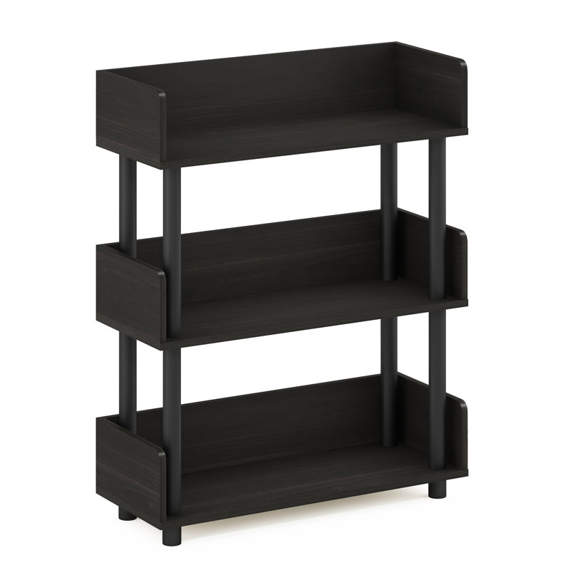 Brunot 59.9cm W Plastic Shelving Unit, Espresso