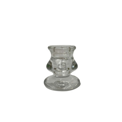 Glass Tabletop Candlestick