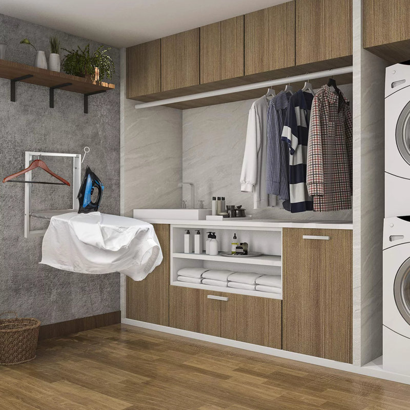 Metal Mounted Ironing Board / Centre