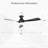 Sofucor 1 PC 52-Inch Fulsh Mount Ceiling Fan With Light,18W LED Dimmable Light With Memory Function,DC Motor,1/4/8H Timer Setting