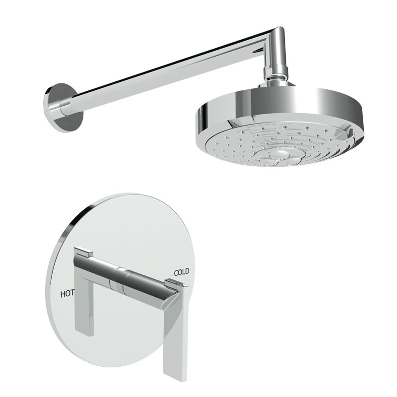 Keaton Balanced Pressure Shower Trim Set with Shower Head, English Bronze