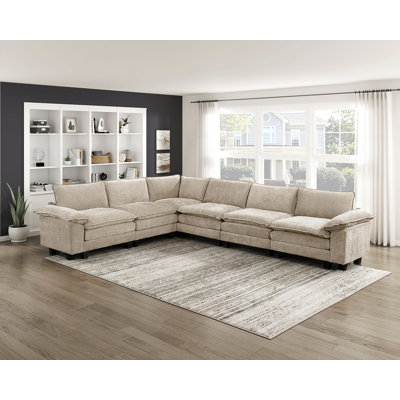 Ensemble de canapé modulaire 5 pièces Modern Contemporary