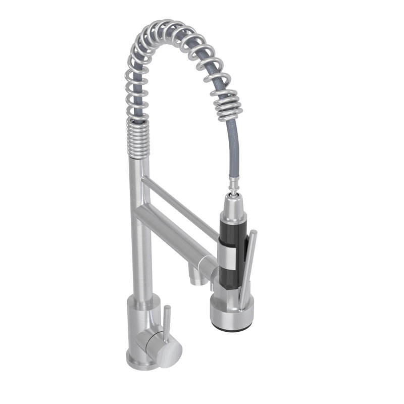 Brushed Nickel Kitchen And Bathroom Tap - Stainless Steel 304, For A Stylish Home Finish Faucet , 304 Longevity
