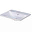 Lavabo de salle de bain simple 24 po, comptoir de meuble-lavabo seulement, 3 trous de robinet, résine