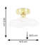 Cassia Glass Flush Mount-985371444