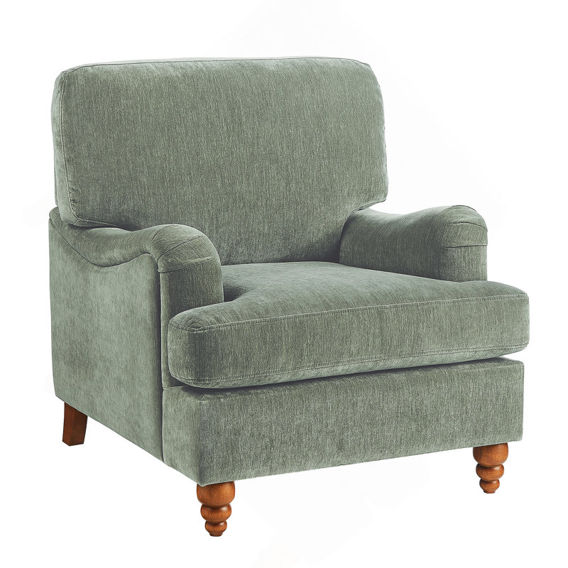 Fabric Arm Chair In Sage