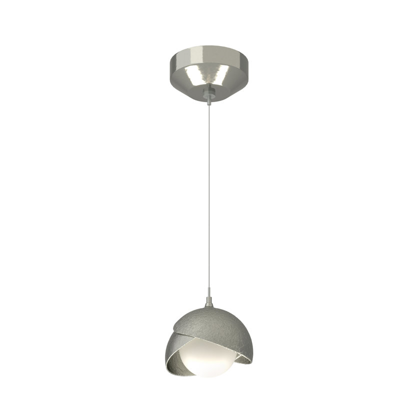 Luminaire suspendu sphère 1 lumière Brooklyn, Argenté, Bronze