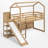 Twin Size Loft Bed With Storage-911812411