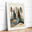 Fox in the Forest Scandinavian - Framed Print-1695563356-1695563358