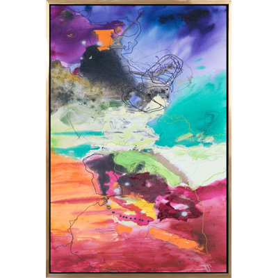 «Laughter of a Child», reproduction encadrée sur toile