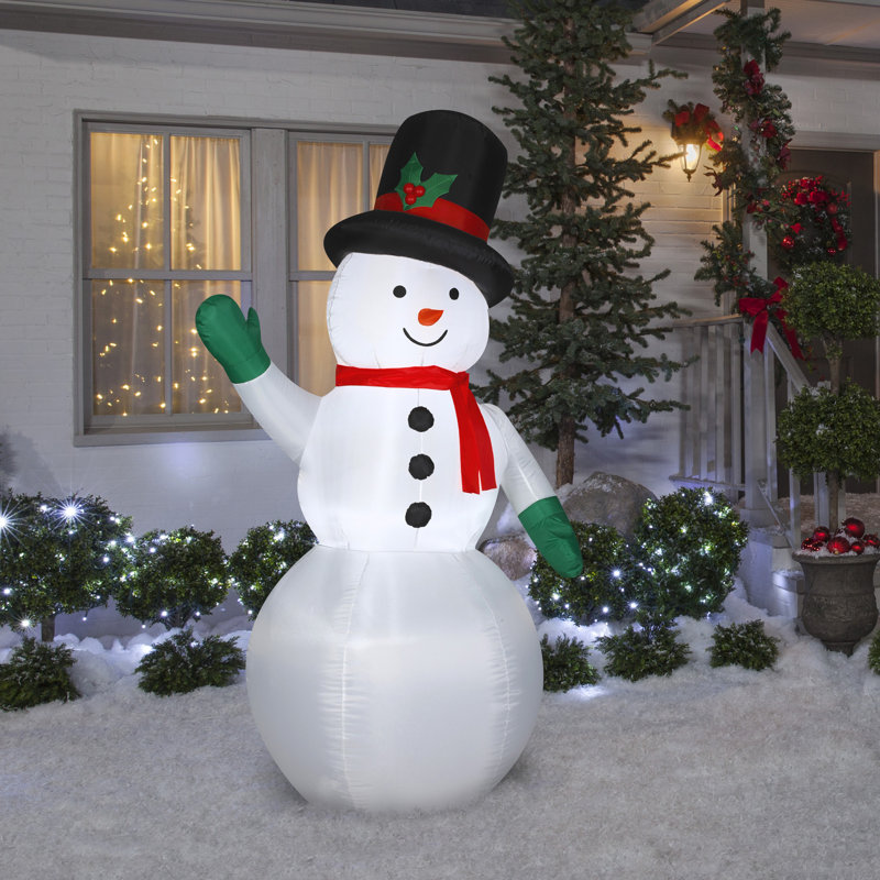 Bonhomme de neige gonflable 7 pi