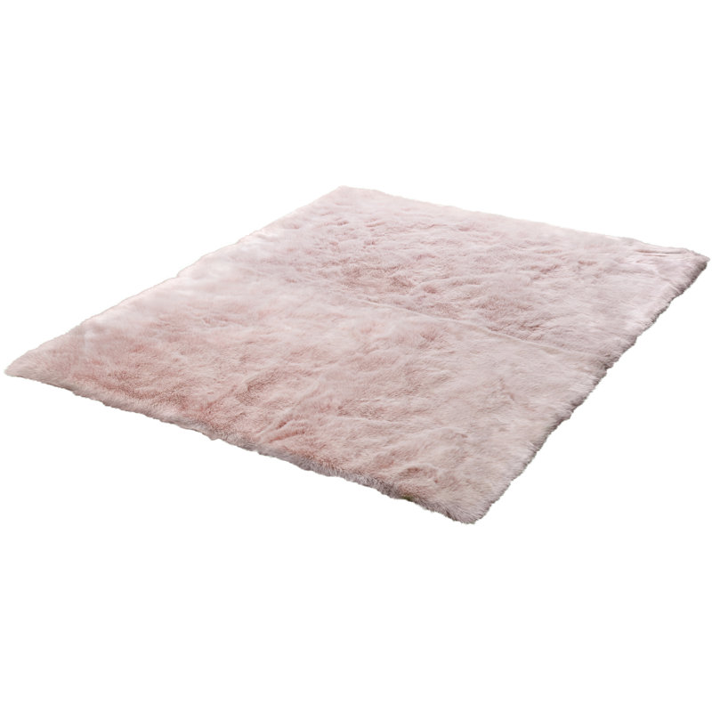 Byrone Uni Hand Tufted Area Rug, Rectangular 160 x 230cm, Pink