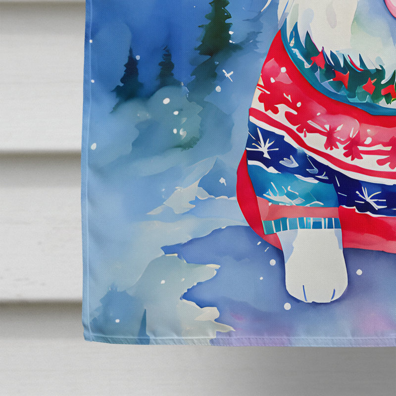 Double Sided Polyester Christmas, 40'' H x 28'' W