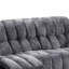 Canapé inclinable manuel Heya, polyester capitonné gris foncé, 92 pouces-130982474