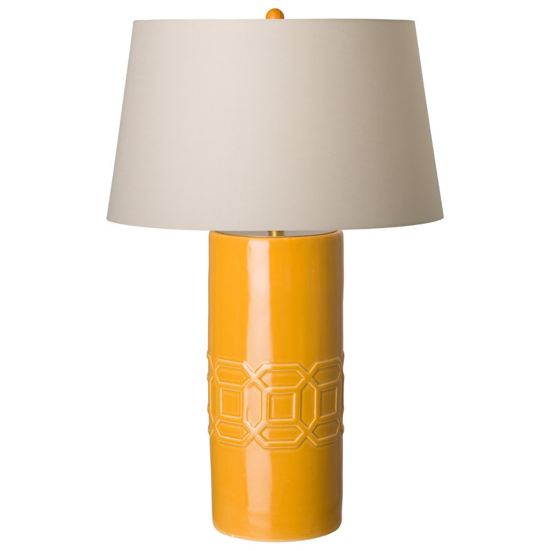 Lampe de table 26 po Arnaud, Caramel écossais, Beige