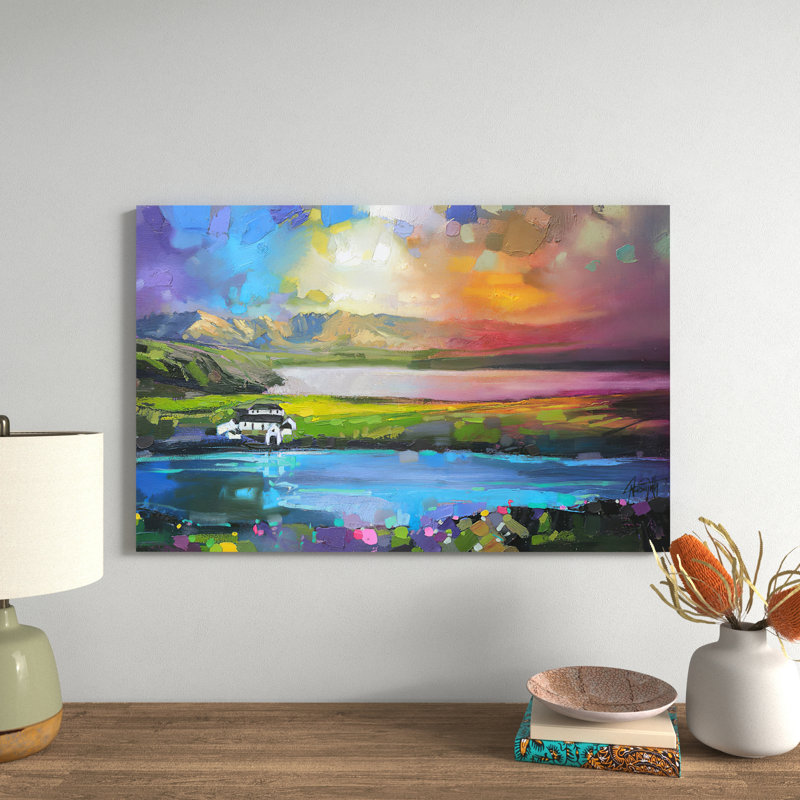 Gesto Farm Skye by Scott Naismith - Wrapped Canvas Painting, 66.04 cm H x 101.6 cm W x 1.91 cm D