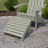 Hinz Plastic Adirondack Chair With Ottoman-120199282