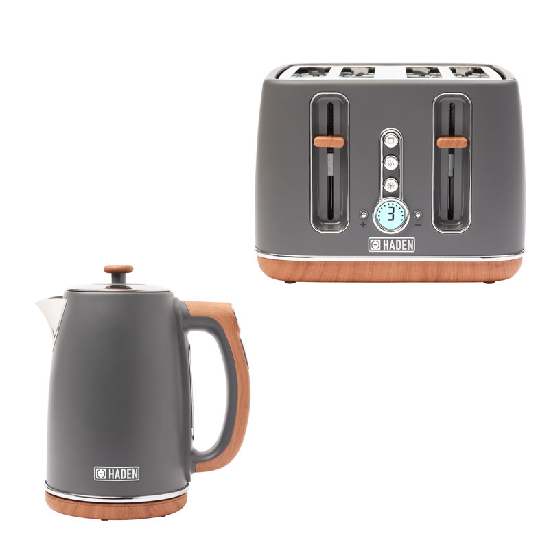 HADEN 1.7L Stainless Steel Kettle, Gray