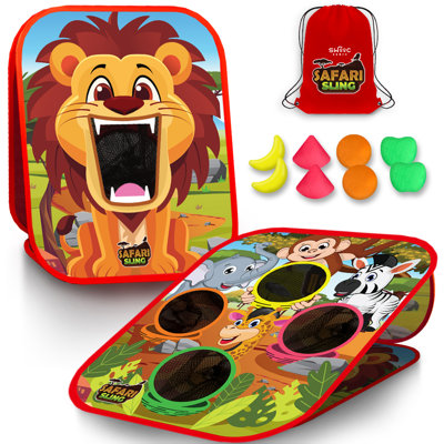 Safari Sling | 2-In-1 Bean Bag Toss Game For Kids