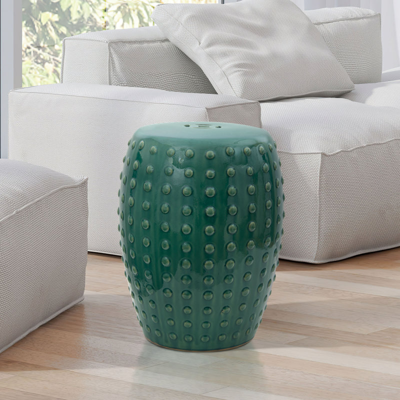 Manhattan Ceramic Accent Stool