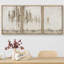 «Pastel Abstract Tree Subtle Neutral Modern Rustic Home Decor», reproduction d'art sur toile encadrée-83866041-129504173