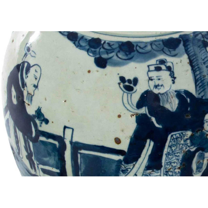 Handmade Ceramic / Porcelain Jar, 12" H x 12" W x 12" D