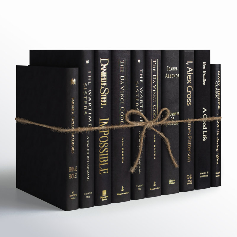 Modern Onyx & Gold Snook Book Set