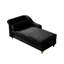 Chaise longue moderne avec revêtement en velours