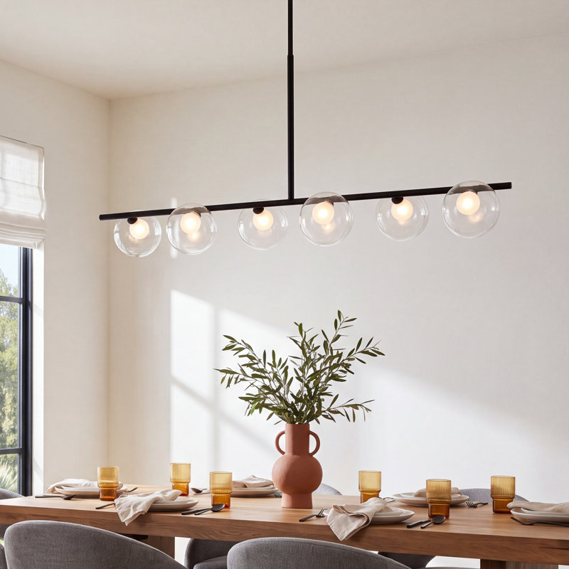 Denae 6 - Light Sphere Chandelier