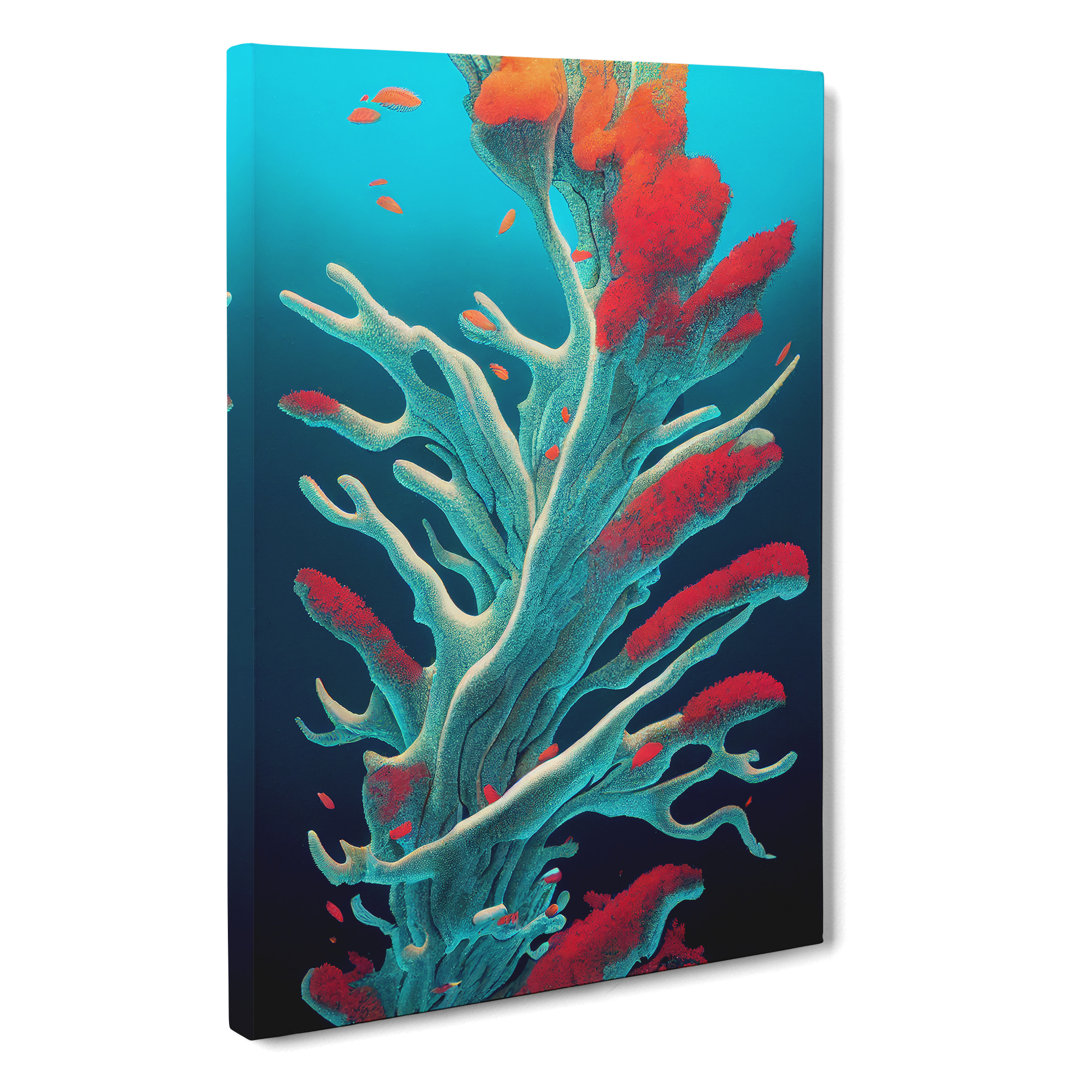 XC1022-1776X Dazzling Coral Reef - Wrapped Canvas Print