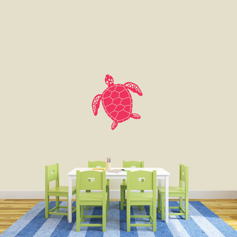 Adhésif décoratif silhouette, Rose vif