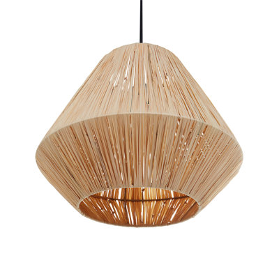 Annadiane 1 - Light Natural Geometric Pendant