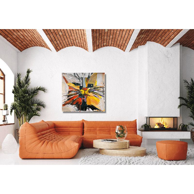 Scruffles Print by John Beard, 30" H x 30" W x 2" D, Wrapped Canvas