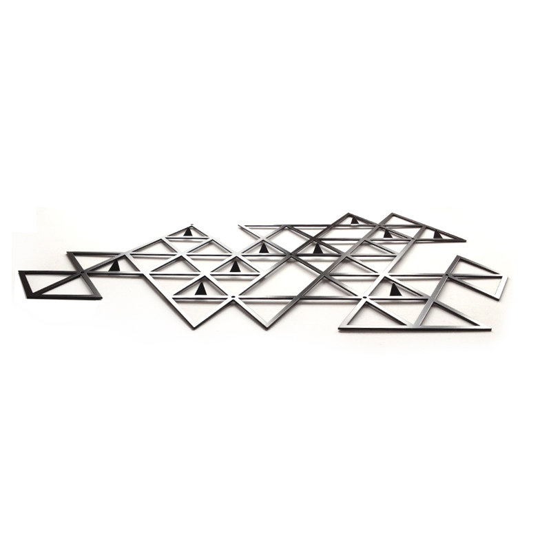 Gualdino Steel Wall 10 - Hook Wall Mounted Coat Rack