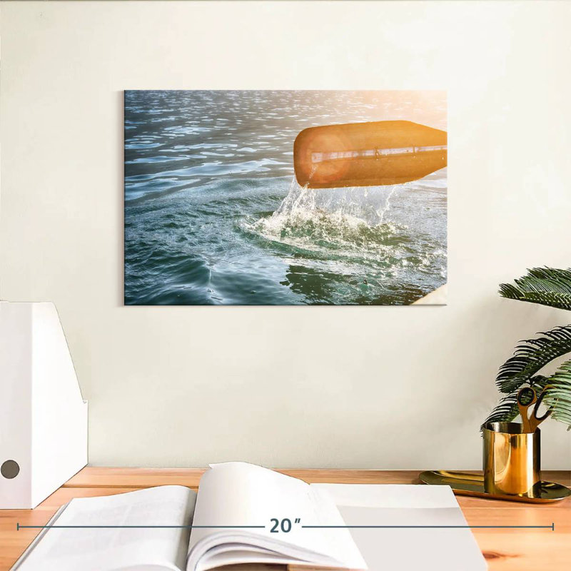 Pagaie de kayak orange Mehar, H 8 po x l 12 po