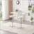 Beige Seat/Silver Frame