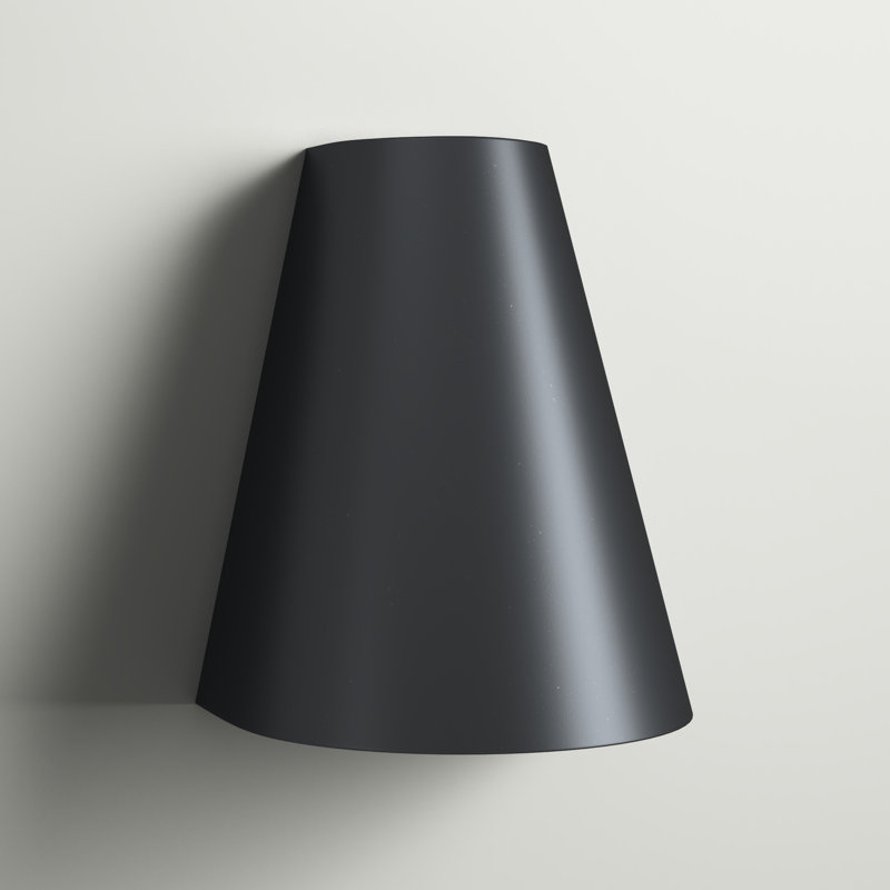 Plafonnier encastré d'extérieur noir mat H 6,2 po Rupa