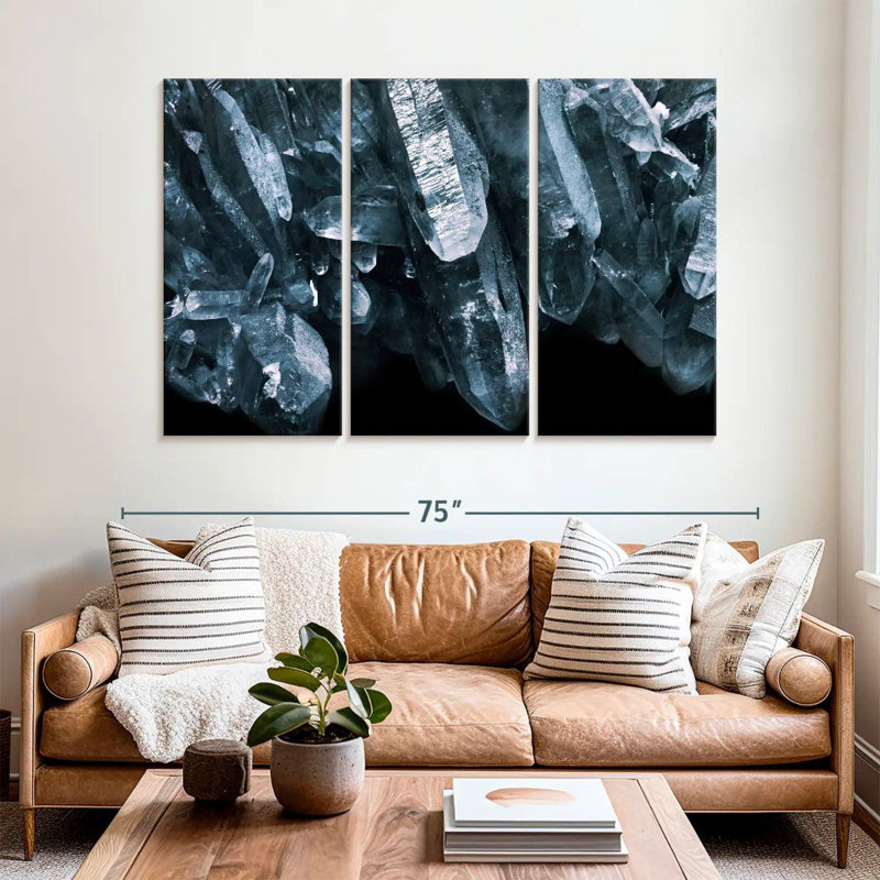 Alvord Raw Quartz Crystals, 42" H x 65" W