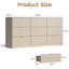 Commode 9 tiroirs Aphan, l 63 po-113244442