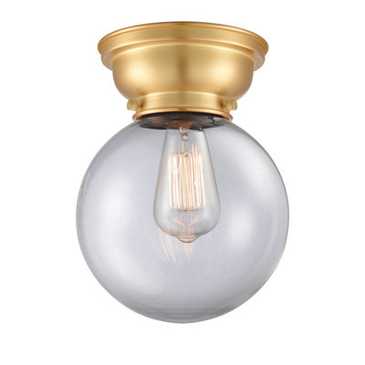 Chippewa Glass Flush Mount